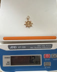 Gold Ship’s Wheel Charm