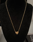 Polished Heart Necklace