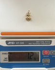 Golden Teddy Bear Pendant